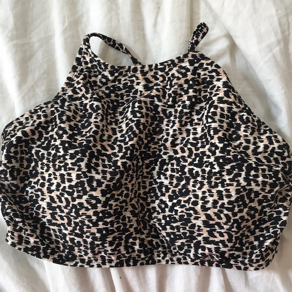 Cheetah bikini top